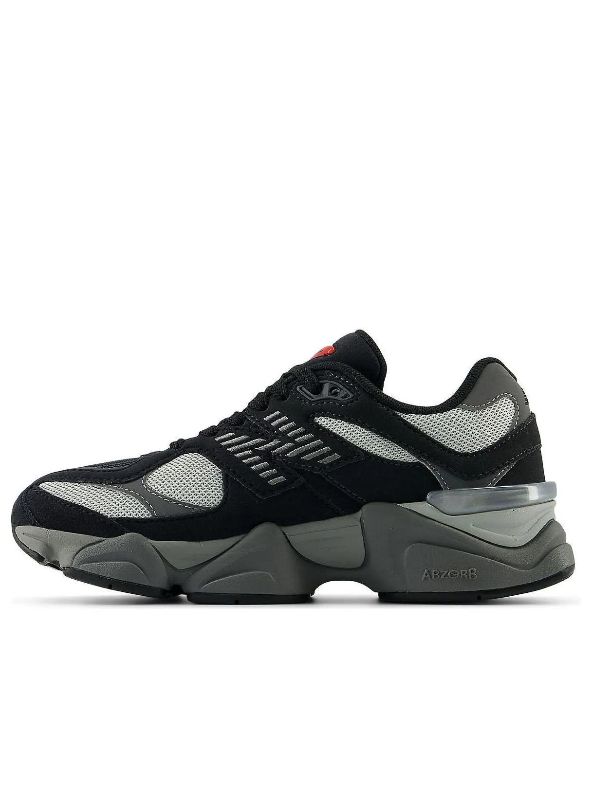 (GS) New Balance 9060 'Black Grey' — изображение 1 из 4, черный/серый
