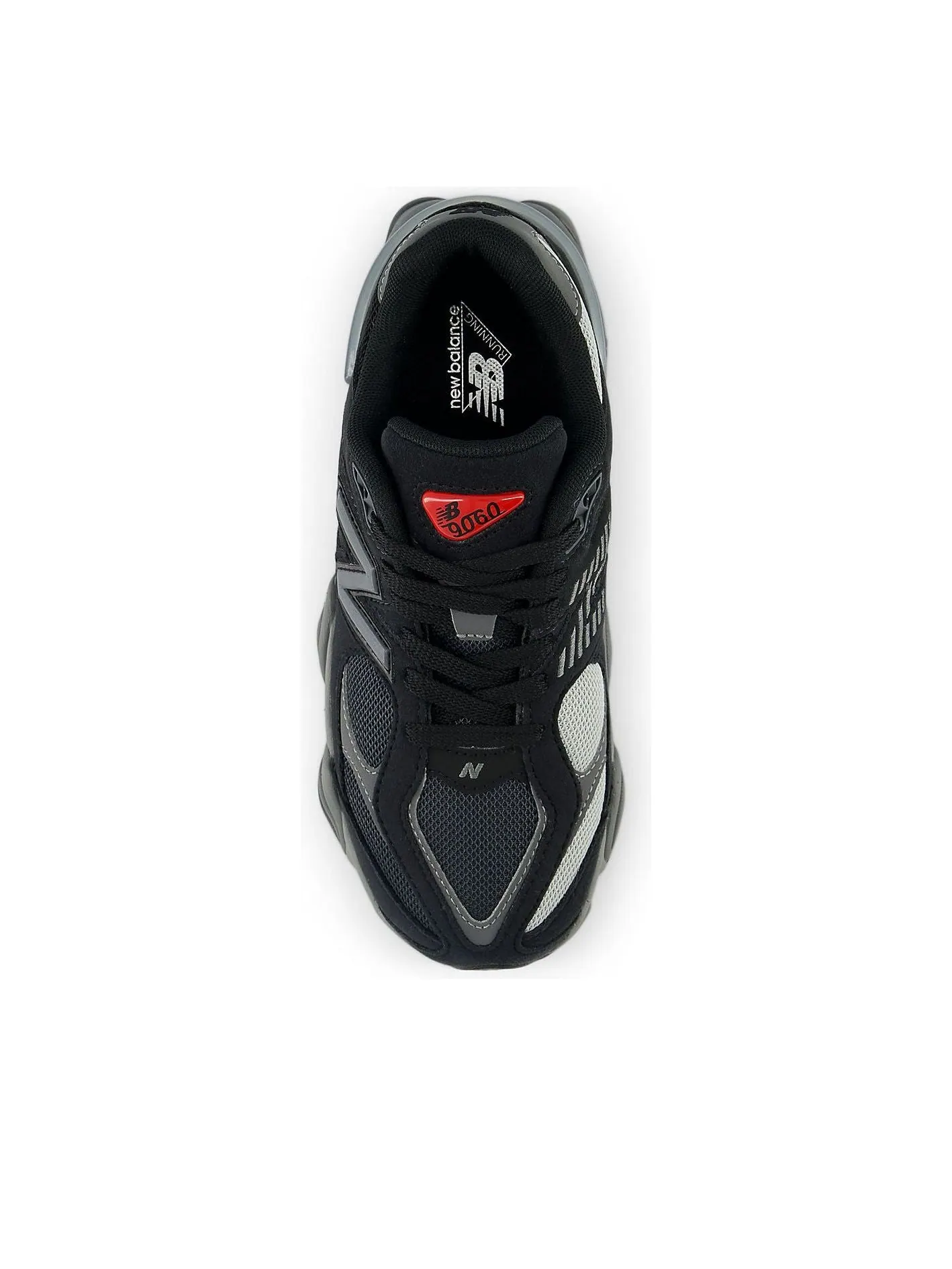 (GS) New Balance 9060 'Black Grey' — изображение 3 из 4, черный/серый