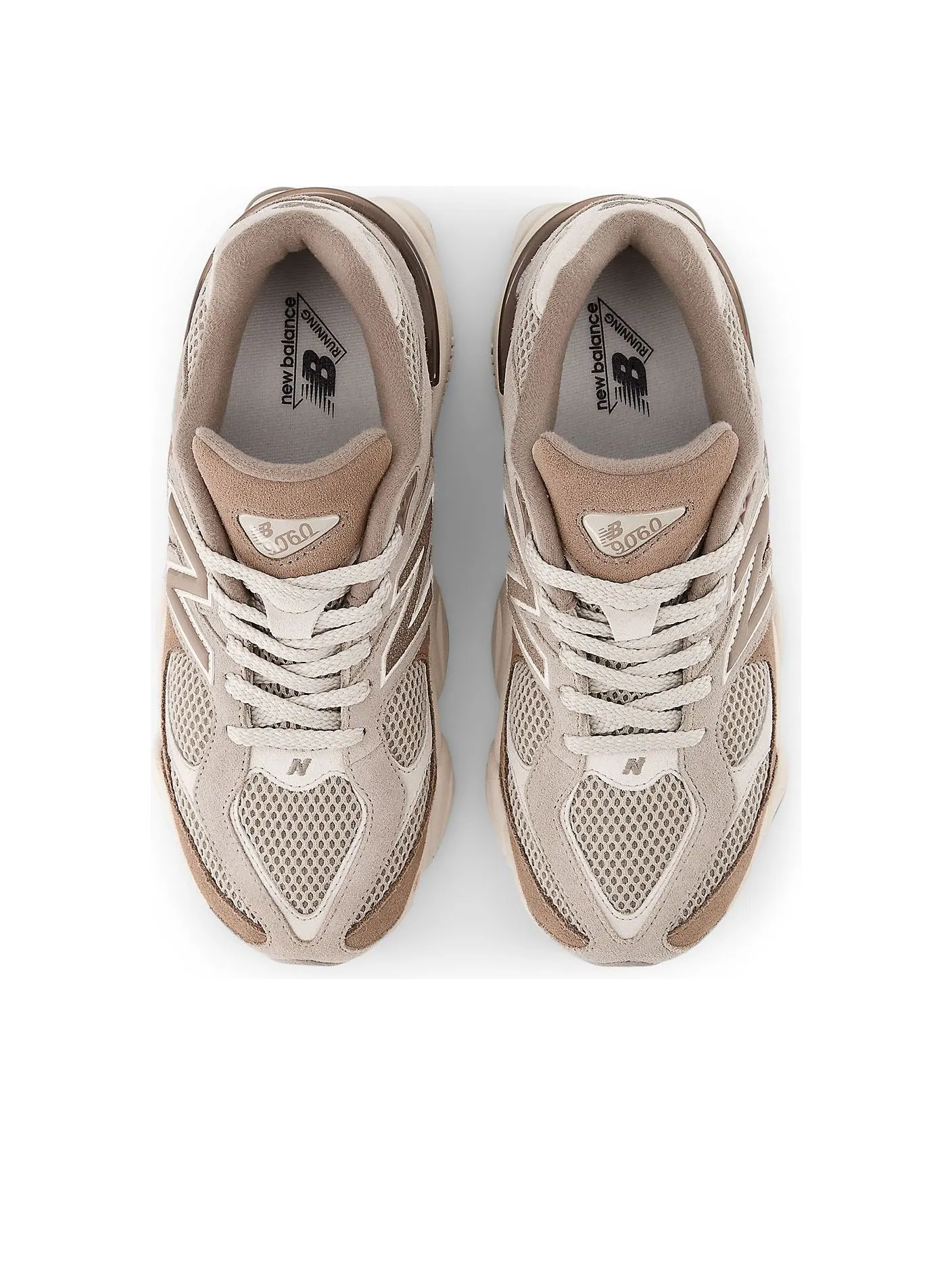 (GS) New Balance 9060 'Mushroom Arid Stone' — изображение 3 из 6, серый