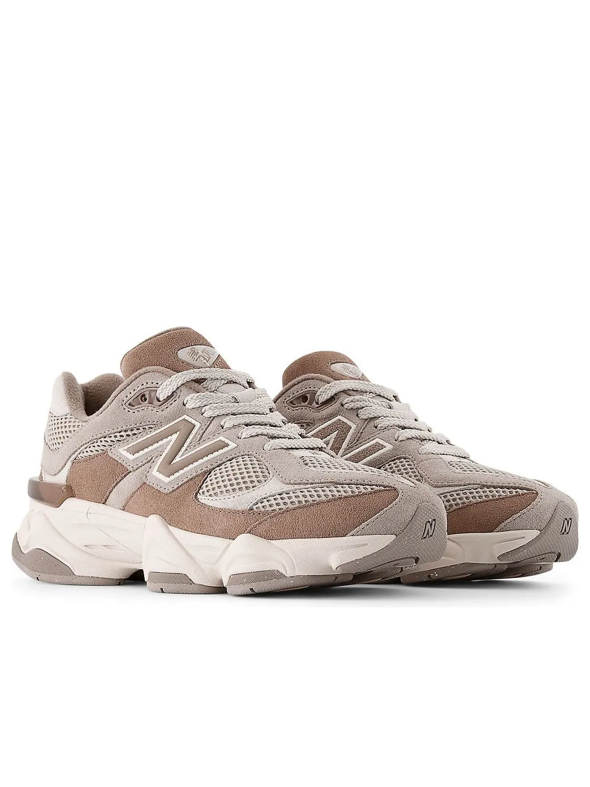 (GS) New Balance 9060 'Mushroom Arid Stone' — изображение 4 из 6, серый