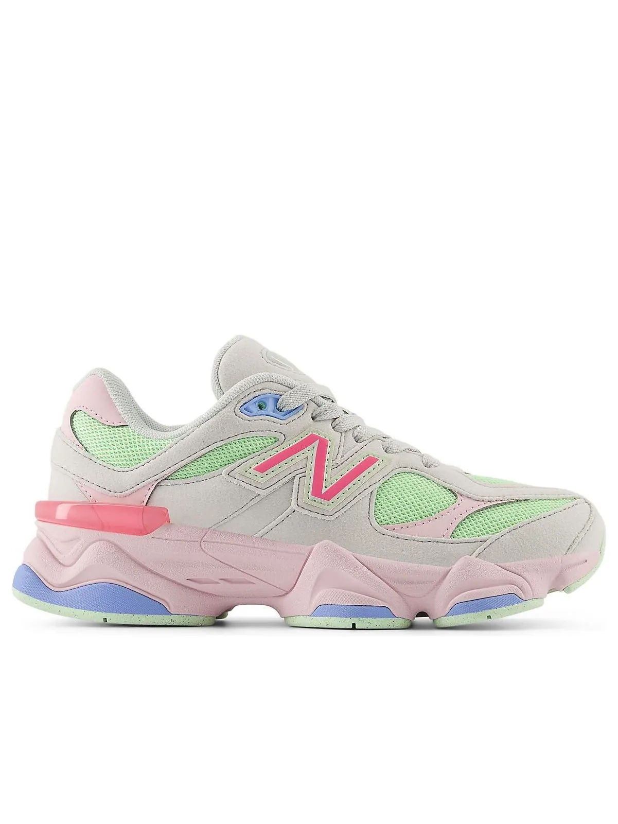 (GS) New Balance 9060 'Grey Matter Dragon Berry' — изображение 2 из 5, серый
