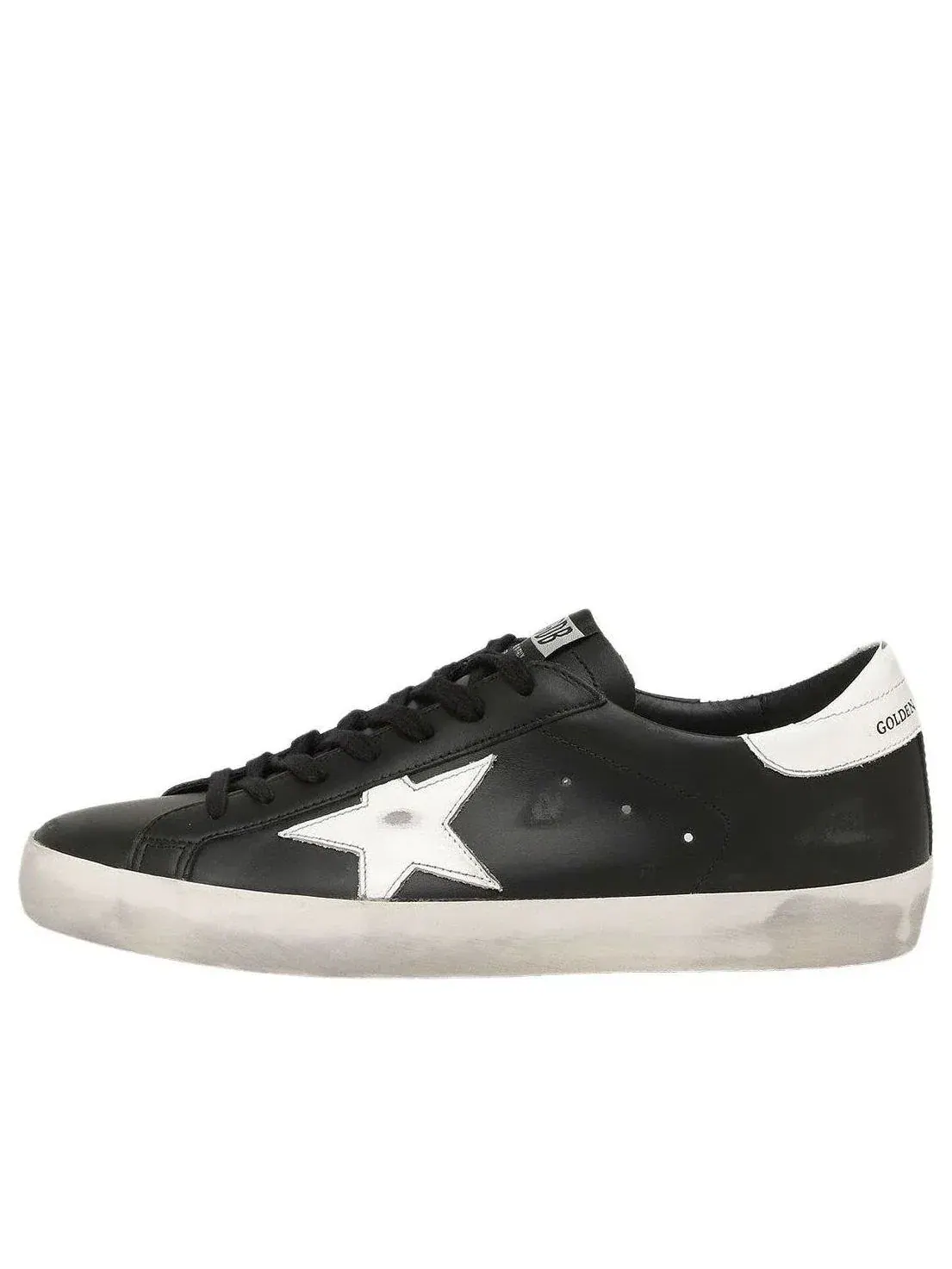 Кроссовки Golden Goose Super-Star 'Black White' GMF00101-F000321-80203 — изображение 1 из 6, черный