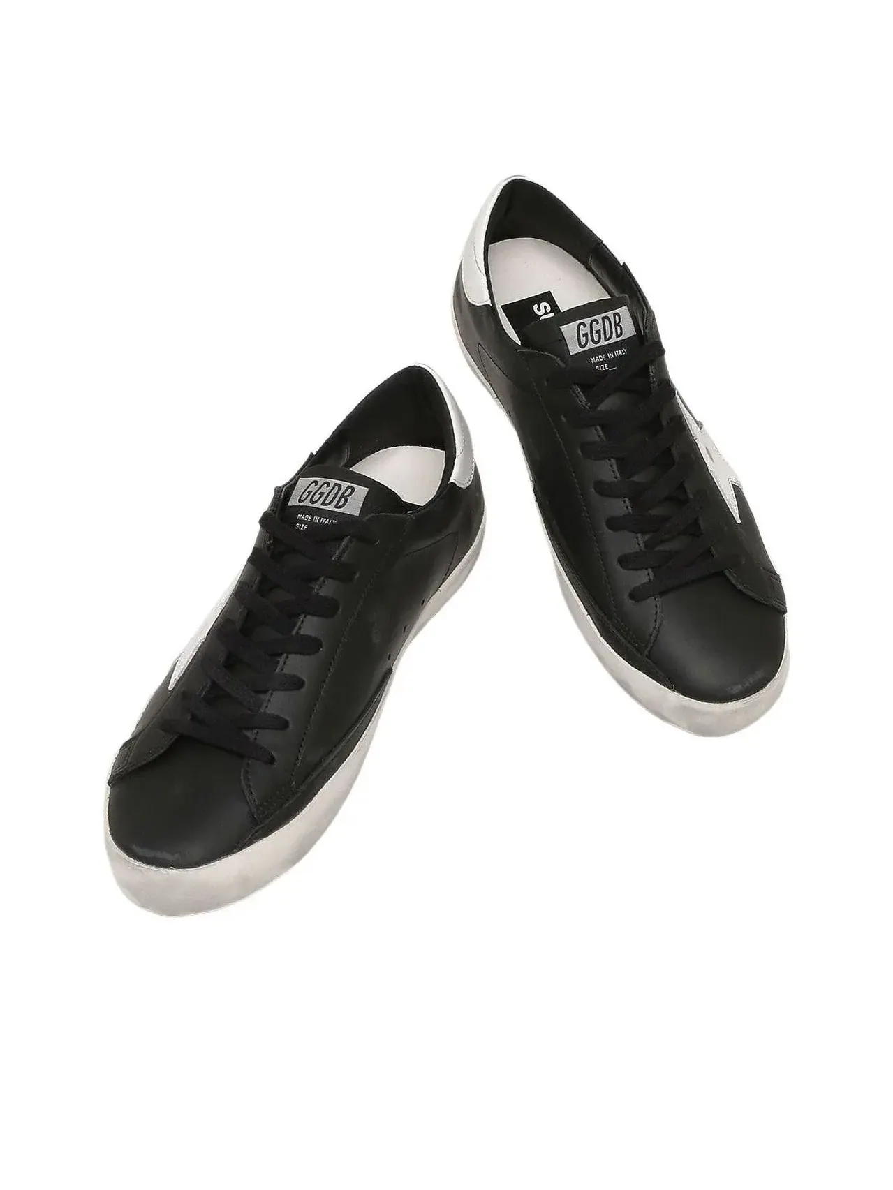 Кроссовки Golden Goose Super-Star 'Black White' GMF00101-F000321-80203 — изображение 3 из 6, черный