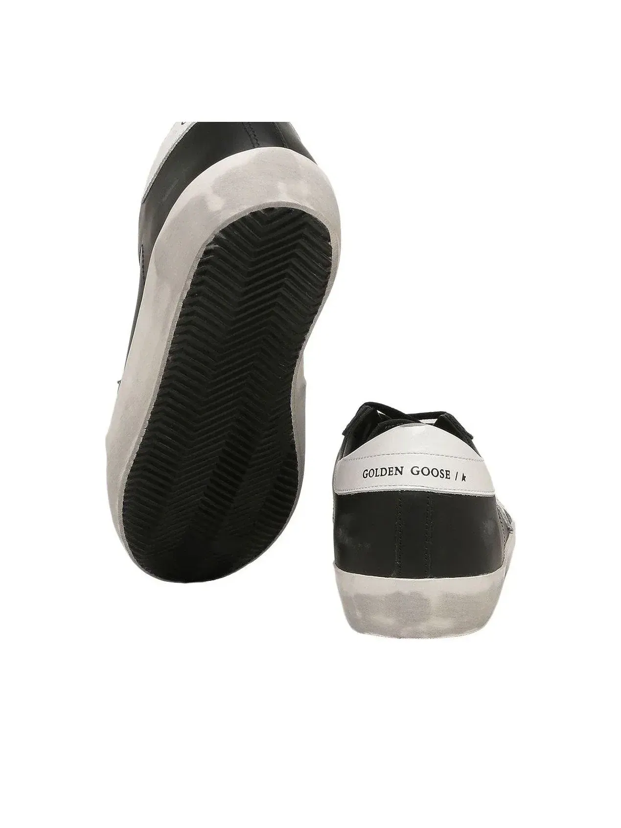 Кроссовки Golden Goose Super-Star 'Black White' GMF00101-F000321-80203 — изображение 6 из 6, черный