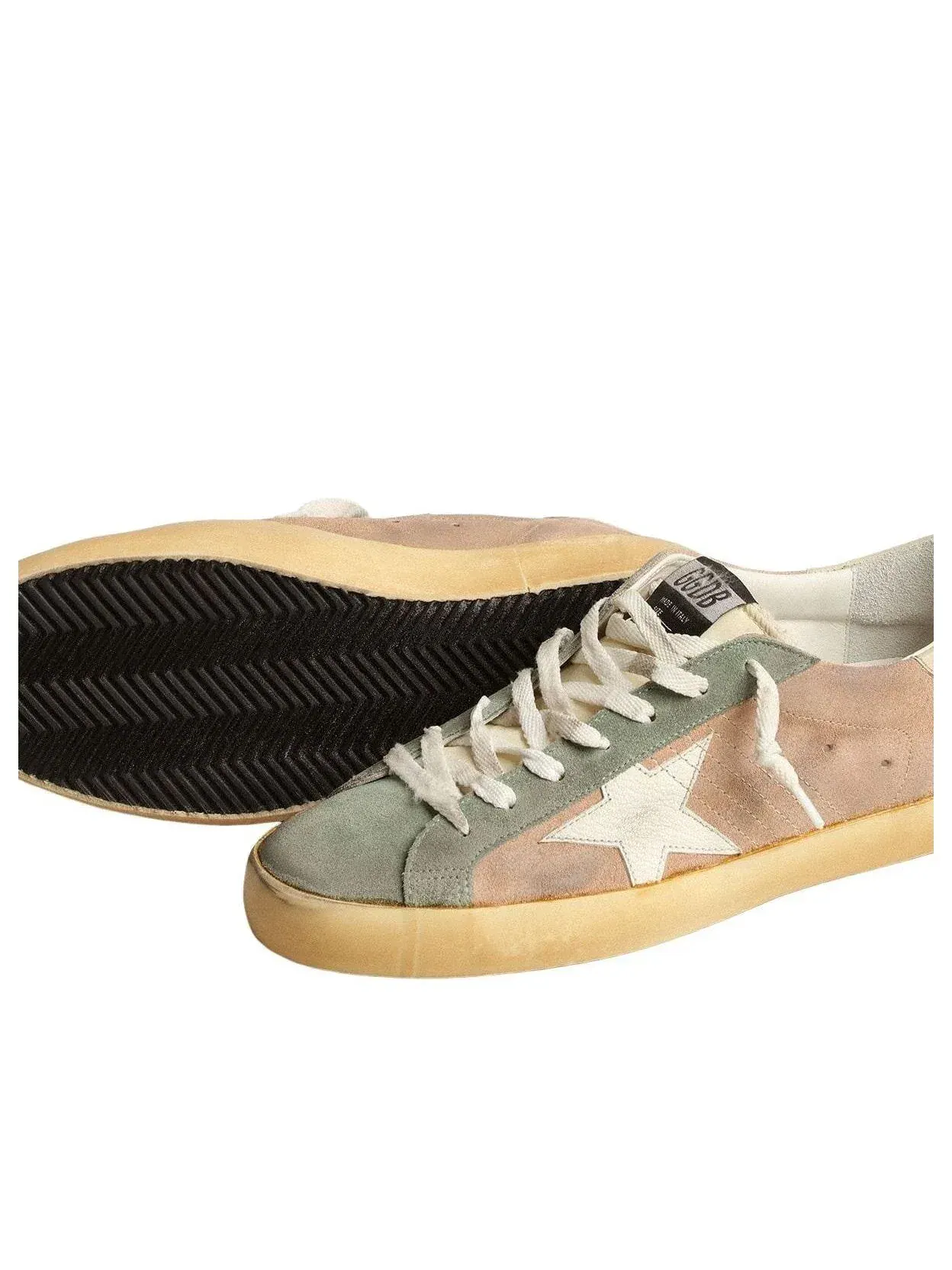 Кроссовки Golden Goose Super-Star 'Brown Green White' GMF00101-F004028-82123 — изображение 5 из 5, мульти
