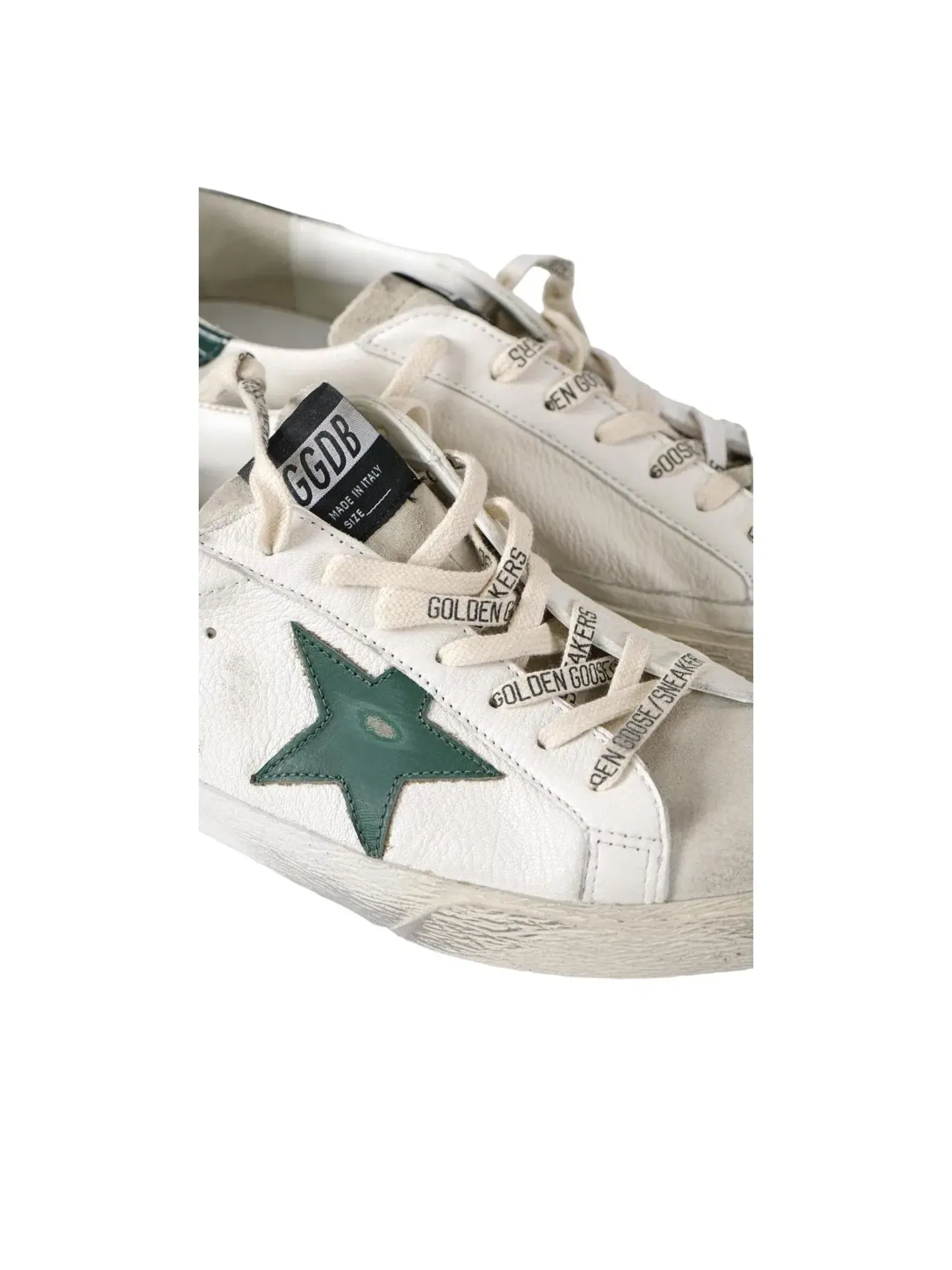 Кроссовки Golden Goose Super-Star 'White Green' GMF00101-F008113-10502 — изображение 5 из 5, белый