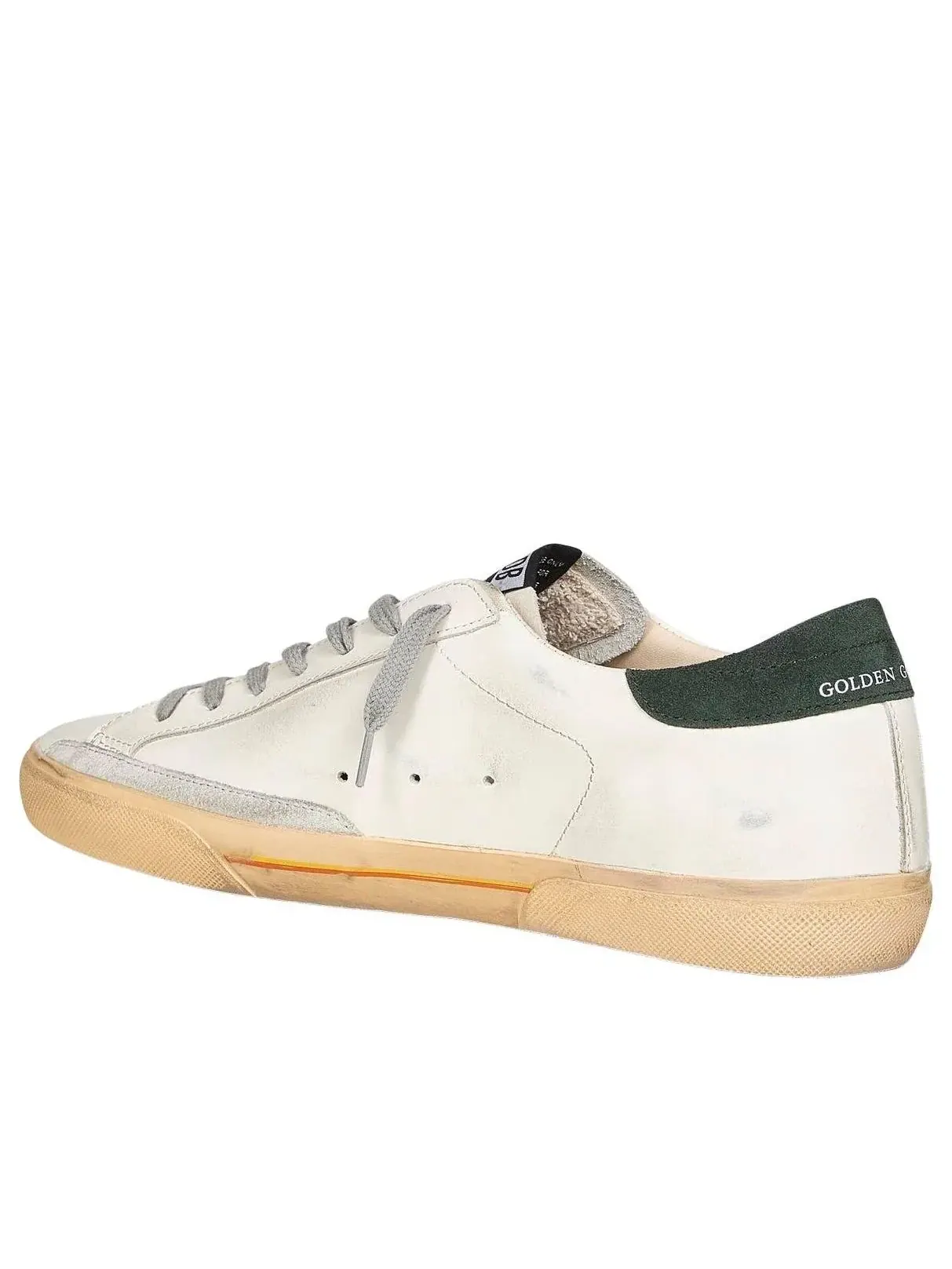 Кроссовки Golden Goose Super-Star 'White Green Gold' GMF00105-F007530-10502 — изображение 4 из 4, белый