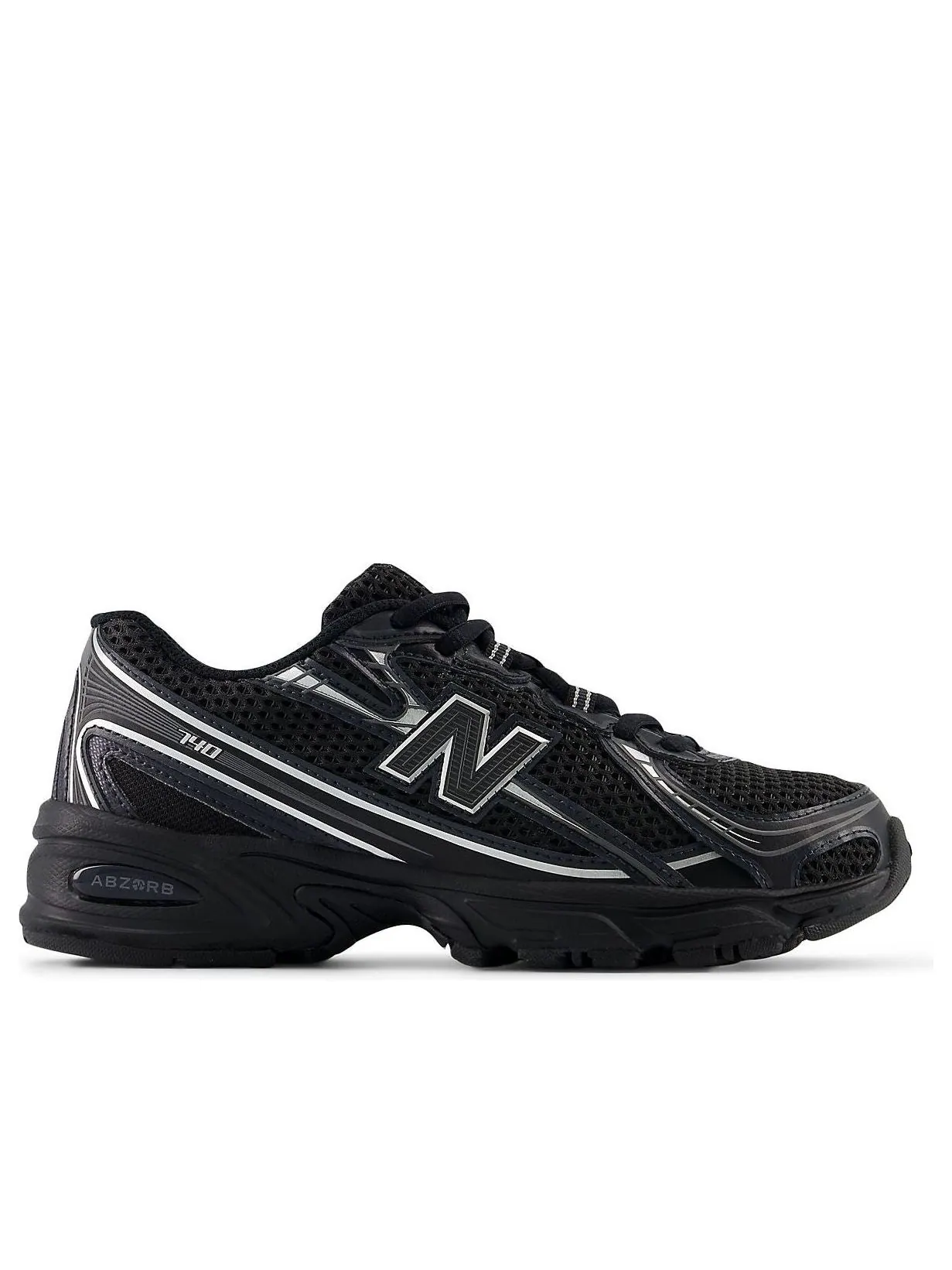 (GS) New Balance 740 'Black Silver Metallic' — изображение 2 из 6
