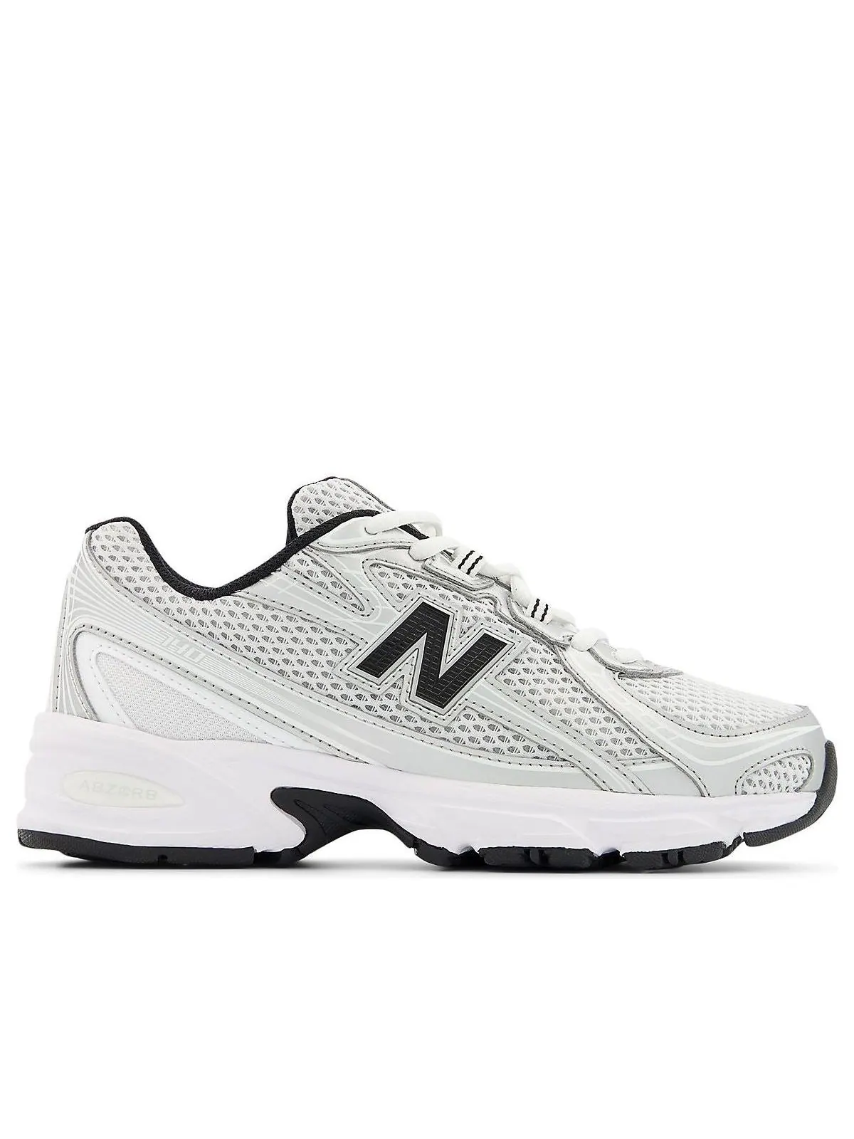 (GS) New Balance 740 'Grey Black' — изображение 2 из 5, серый/черный