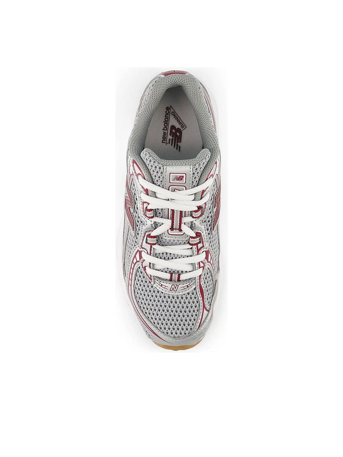 (GS) New Balance 740 'Silver Metallic Monarch Burgundy' — изображение 3 из 5