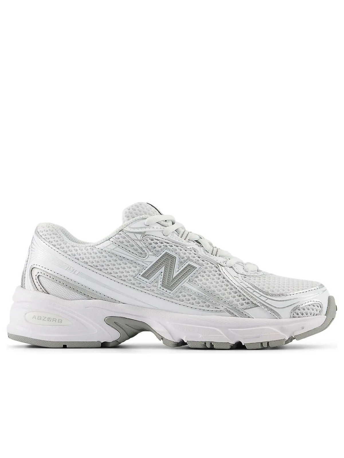 (GS) New Balance 740 'White Silver Metallic' — изображение 2 из 5