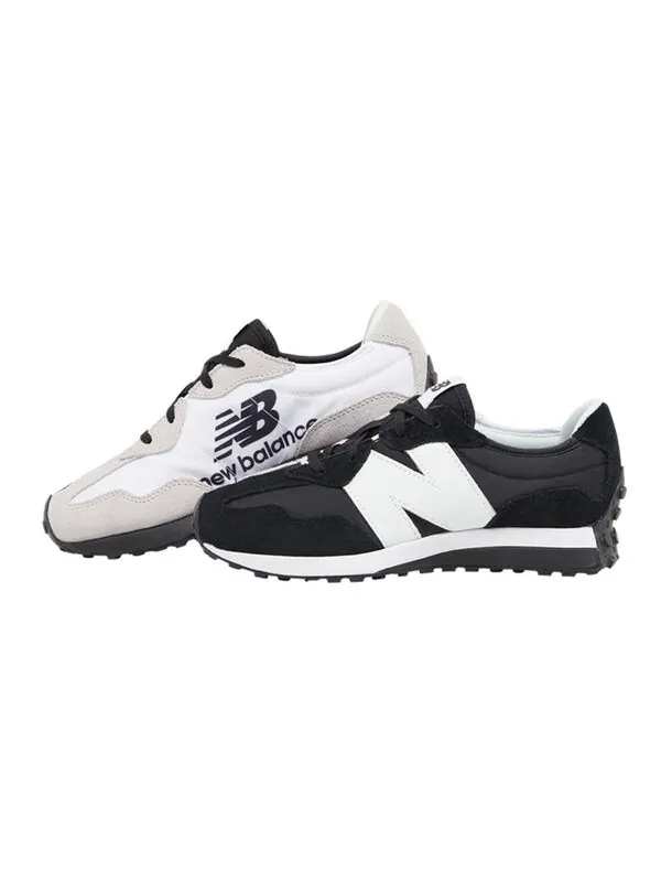 Кроссовки 327 New Balance — изображение 2 из 4, черный/белый