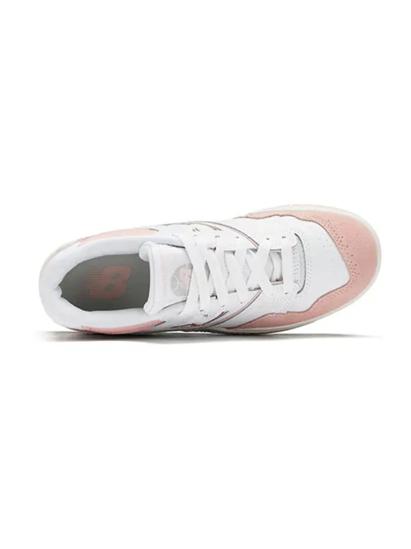 Кроссовки 550 большие детские New Balance — изображение 3 из 4, белый/розовый песочный