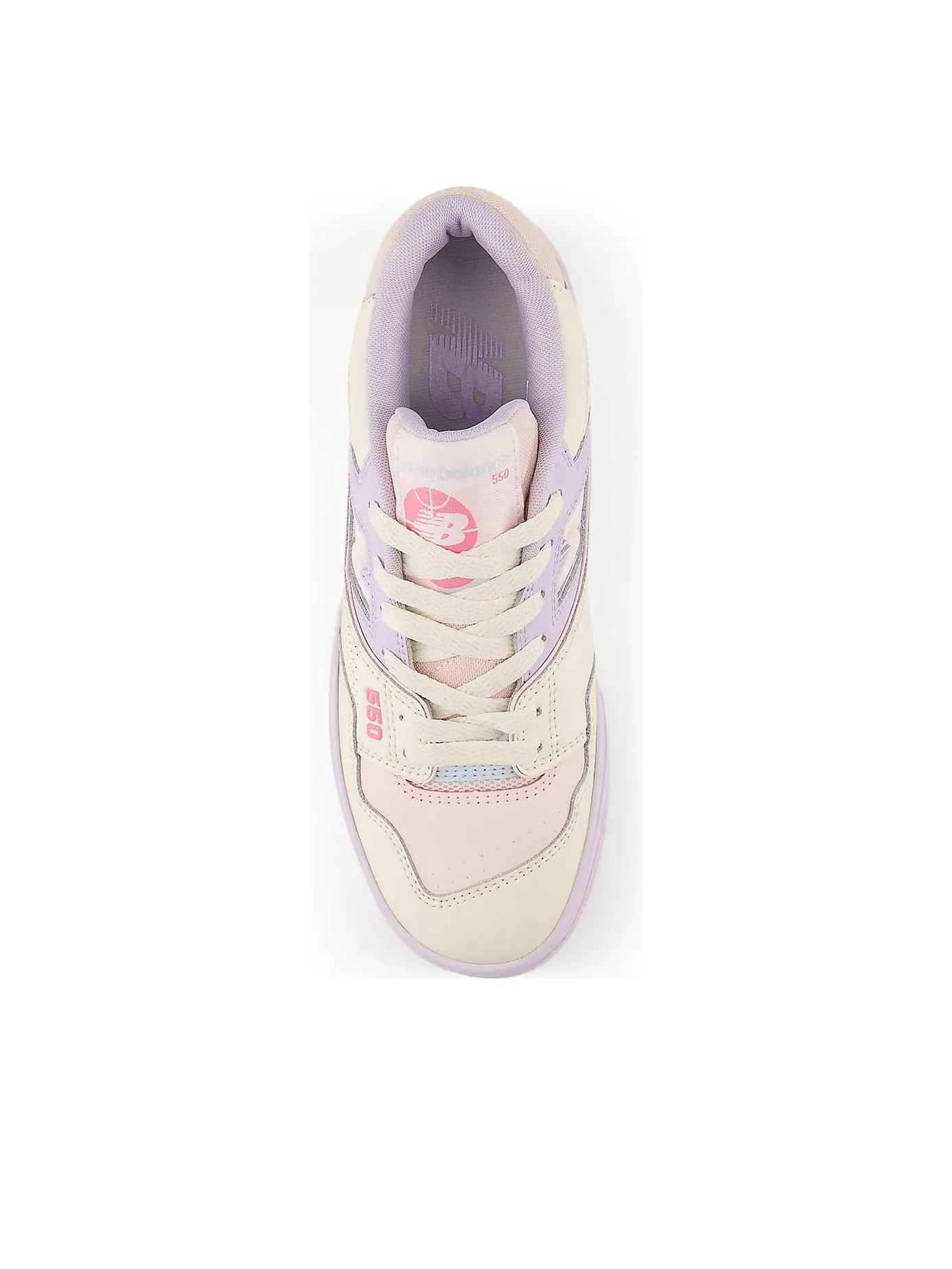 (GS) Детские кроссовки New Balance 550 'Shell Pink Permafrost' — изображение 3 из 5, розовый