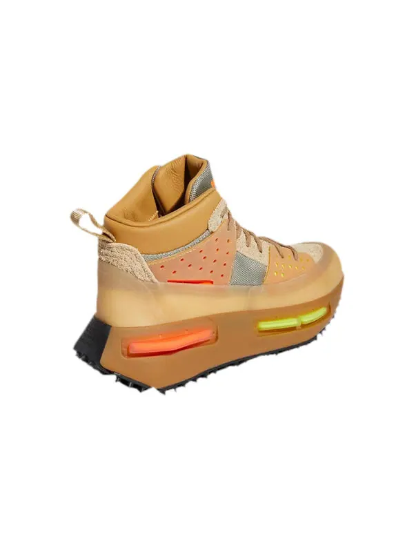 Кроссовки x pharrell hu nmd_s1 ryat Adidas — изображение 4 из 4, хаки/оранжевый