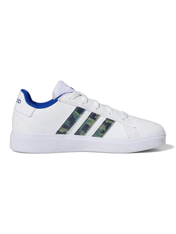 Кроссовки neo grand court base 2.0 Adidas — изображение 2 из 4, белый/зеленый/синий