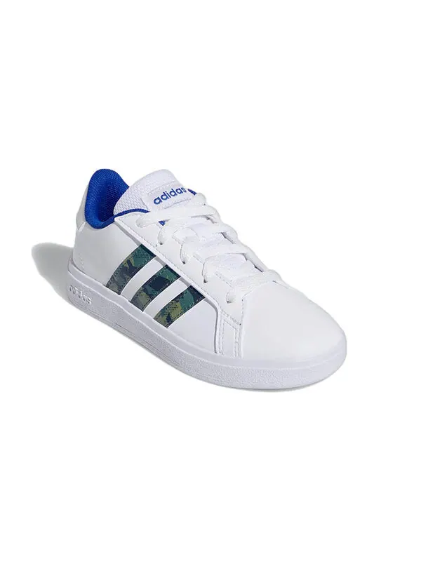 Кроссовки neo grand court base 2.0 Adidas — изображение 3 из 4, белый/зеленый/синий