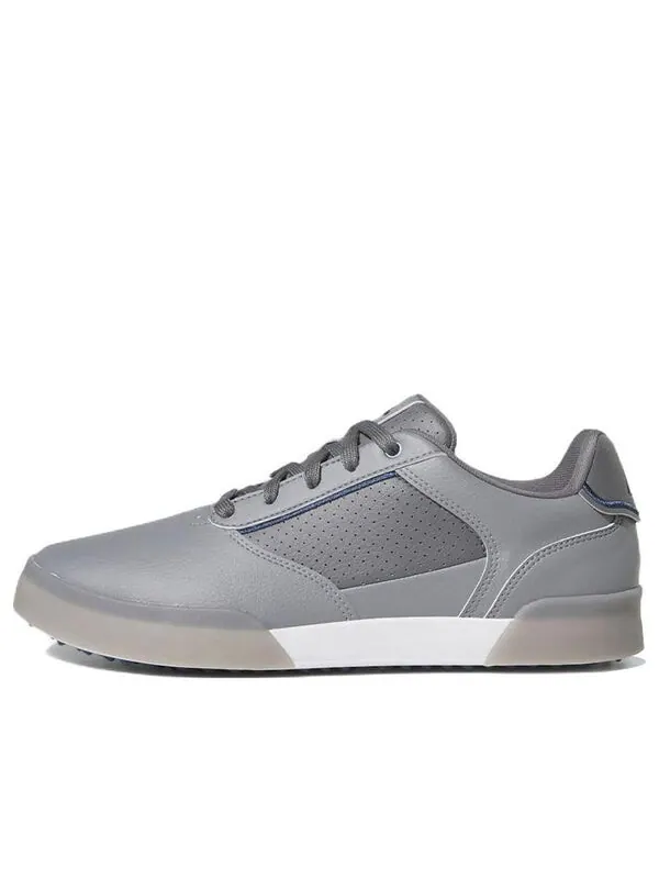 Кроссовки adidas Retrocross Spikeless Golf 'Grey Crew Navy' — изображение 1 из 4, серый/темно-синий/серый