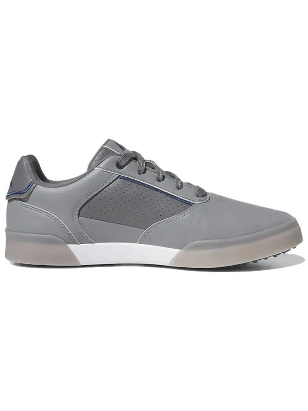 Кроссовки adidas Retrocross Spikeless Golf 'Grey Crew Navy' — изображение 2 из 4, серый/темно-синий/серый