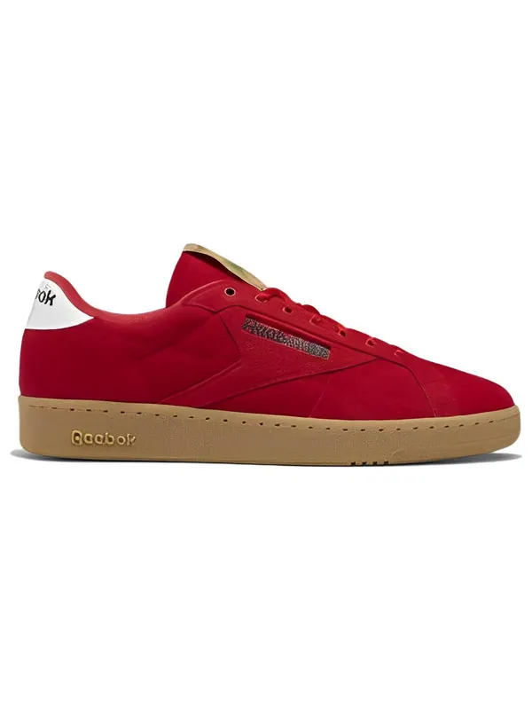 Кроссовки club c 85 grounds 'dart board - vector red' Reebok — изображение 3 из 4, красный/зеленый