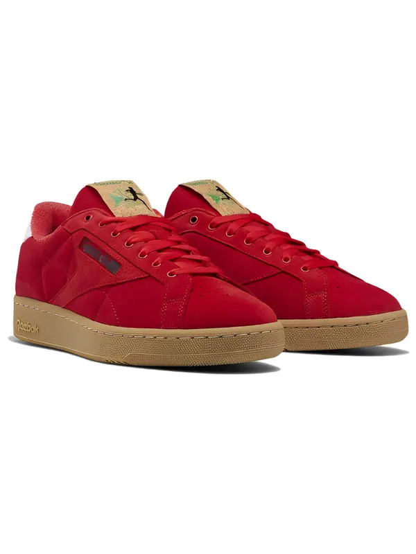 Кроссовки club c 85 grounds 'dart board - vector red' Reebok — изображение 4 из 4, красный/зеленый