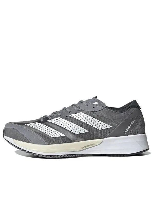 Кроссовки adizero adios 7 Adidas — изображение 1 из 4, серый/белый