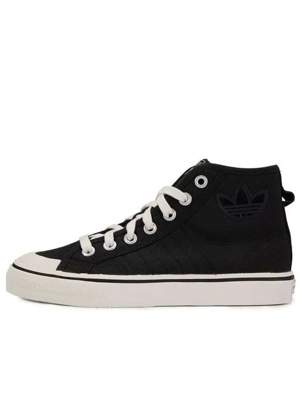 Кроссовки оригиналы nizza hi Adidas — изображение 1 из 4, черный/белый