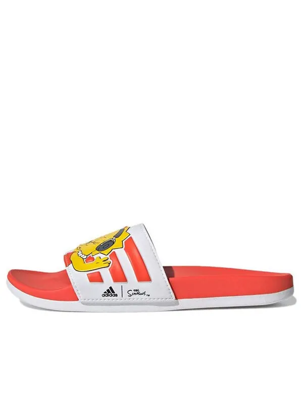 Тапочки the simpsons x adilette comfort slides 'lisa' Adidas — изображение 1 из 4, оранжевый/желтый/белый