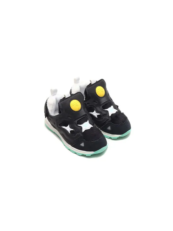 Кроссовки doraemon x instapump fury 'black white' Reebok — изображение 3 из 4, черный/белый