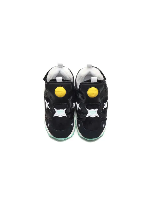 Кроссовки doraemon x instapump fury 'black white' Reebok — изображение 4 из 4, черный/белый
