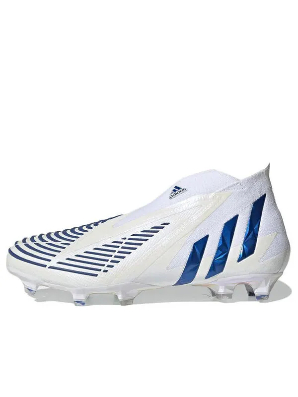 Кроссовки Predator Edge FG Adidas — изображение 1 из 4, белый/синий
