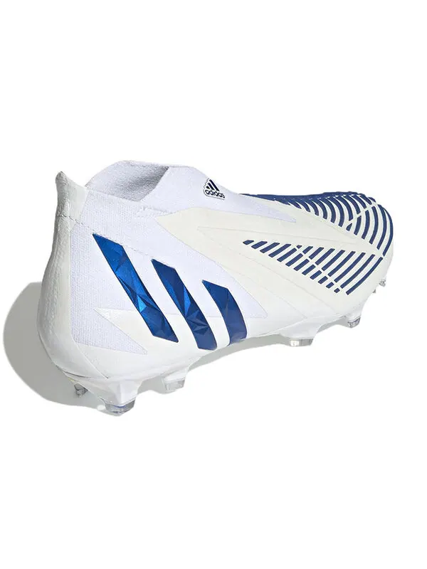 Кроссовки Predator Edge FG Adidas — изображение 4 из 4, белый/синий