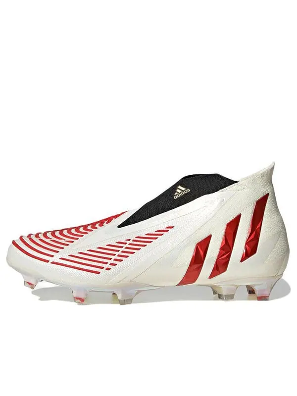Кроссовки Predator Edge FG Adidas — изображение 1 из 4, белый/красный/золотистый