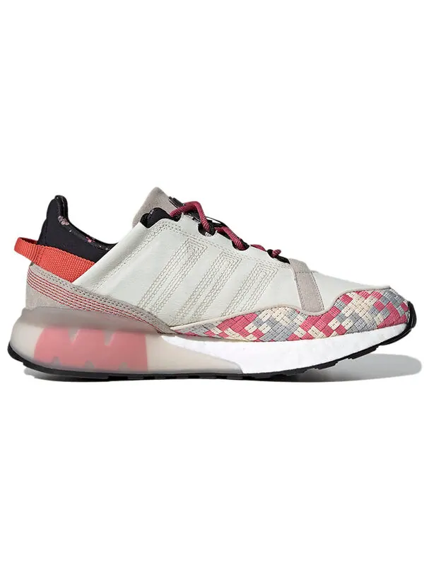 Кроссовки оригинал zx 2k boost pure Adidas — изображение 2 из 4, серый/красный