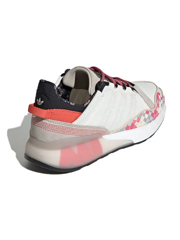 Кроссовки оригинал zx 2k boost pure Adidas — изображение 4 из 4, серый/красный