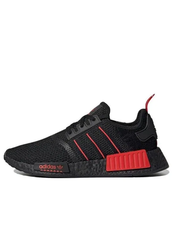 Кроссовки nmd_r1 Adidas — изображение 1 из 4, черный/красный