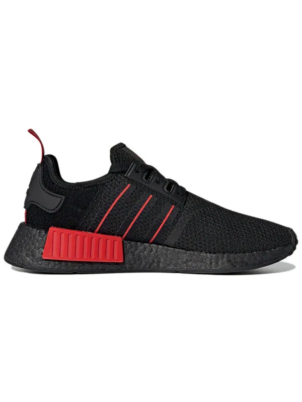 Кроссовки nmd_r1 Adidas — изображение 2 из 4, черный/красный