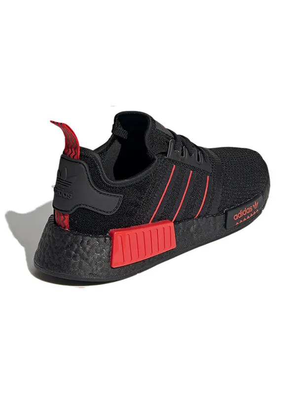 Кроссовки nmd_r1 Adidas — изображение 4 из 4, черный/красный