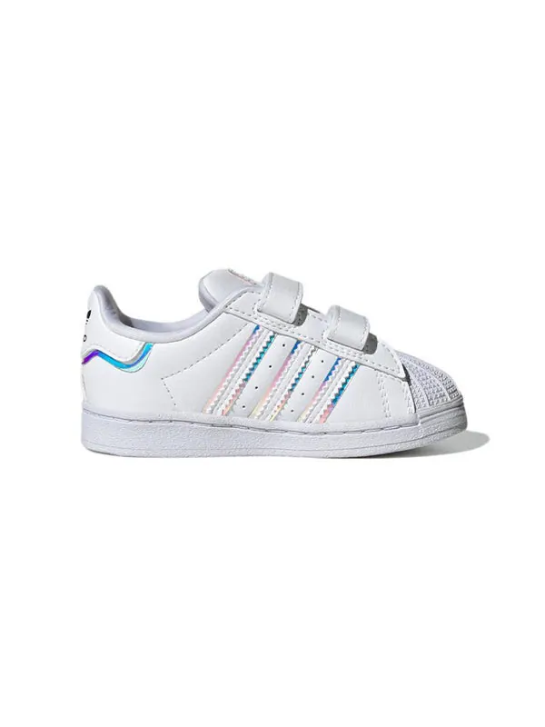Кроссовки суперзвезда Adidas — изображение 2 из 4, белый/белый/черный
