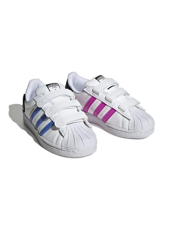 Кроссовки суперзвезда обувь Adidas — изображение 3 из 4, белый/синий