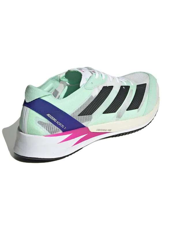 Кроссовки adizero adios 7 Adidas — изображение 4 из 4, зеленый