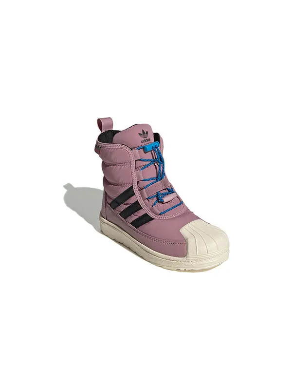 Кроссовки оригинальные superstar boot 2.0 Adidas — изображение 3 из 4, фиолетовый