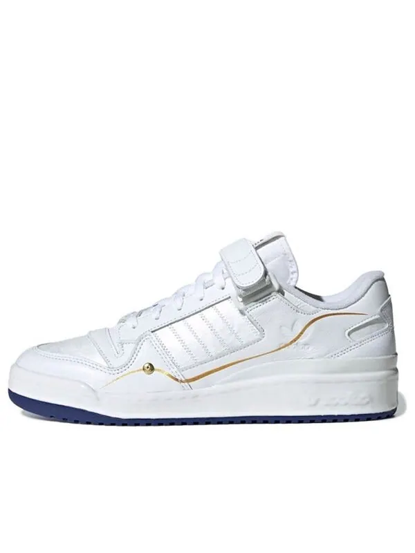 Кроссовки оригиналы форум 84 низкие Adidas — изображение 1 из 4, белый/синий