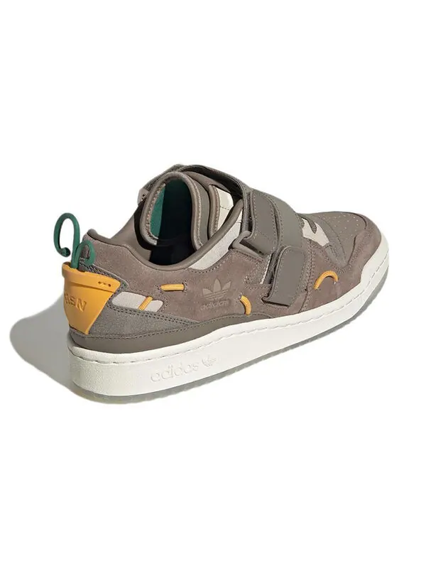 Кроссовки оригиналы форум 84 low x fisn Adidas — изображение 4 из 4, коричневый