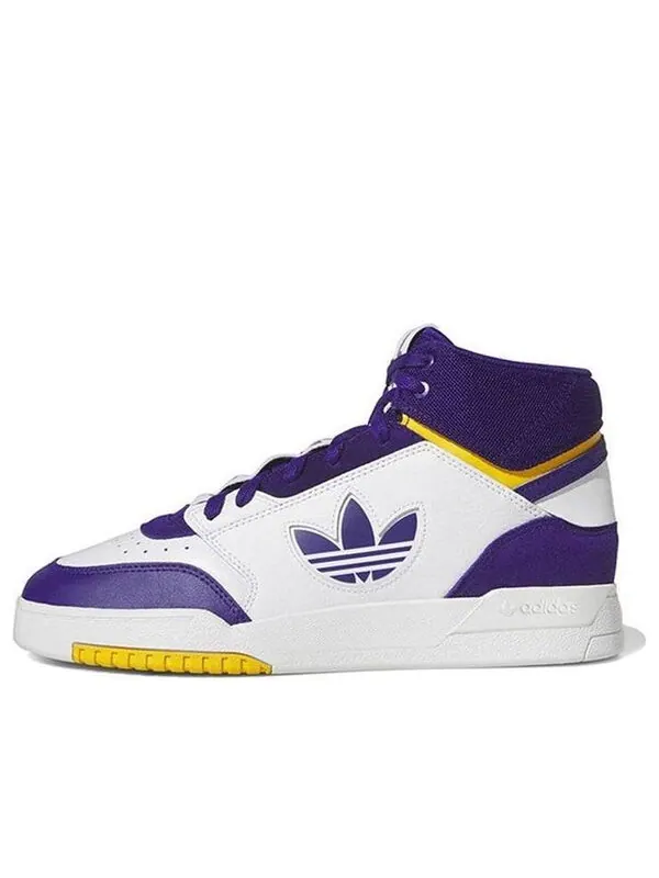 Кроссовки оригинальные drop step Adidas — изображение 1 из 4, фиолетовый/белый