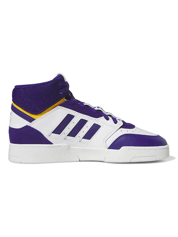 Кроссовки оригинальные drop step Adidas — изображение 2 из 4, фиолетовый/белый