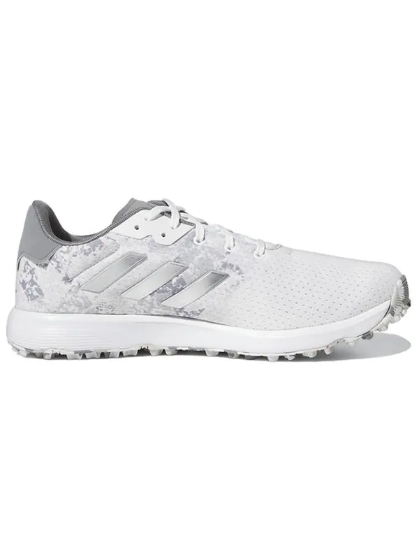 Кроссовки adidas S2G Spikeless Golf 'White Matte Silver' — изображение 2 из 4, белый/серебристый/серый