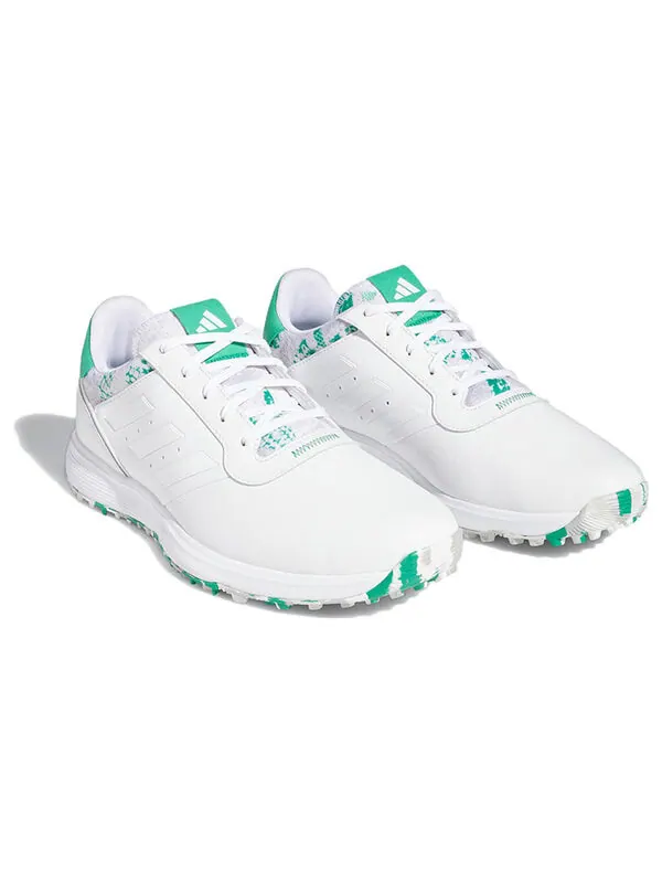 Кроссовки adidas S2G SL Leather 23 Golf 'White Court Green' — изображение 3 из 4, белый/серый/зеленый