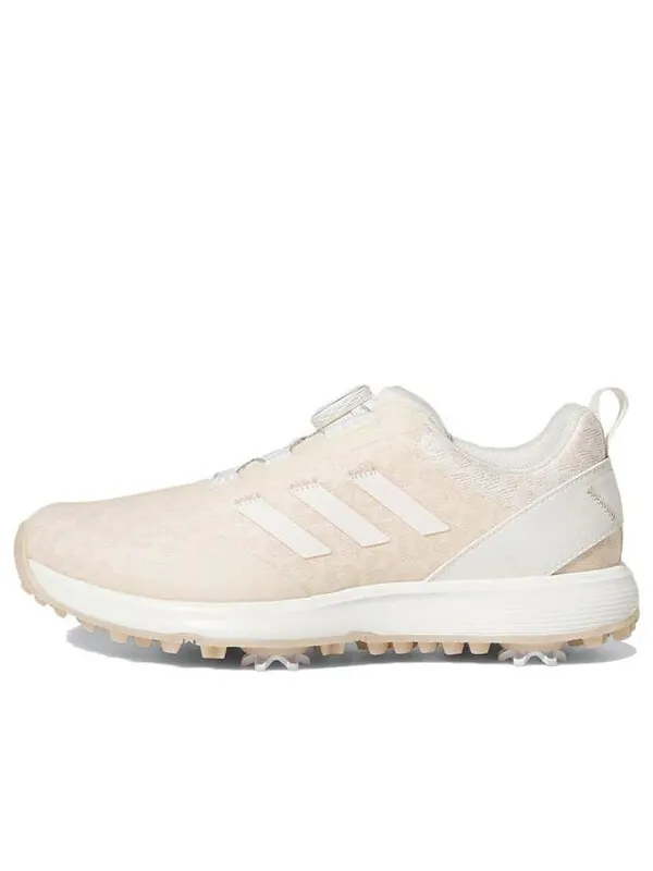 Кроссовки (WMNS) Adidas S2G BOA Spiked Golf Shoes 'Chalk White Wonder Quartz' — изображение 1 из 4, белый/белый