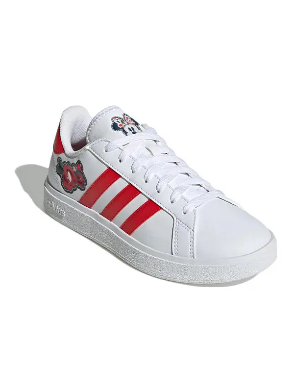 Кроссовки x disney grand court base 2.0 lifestyle shoes Adidas — изображение 3 из 4, белый/красный/красный